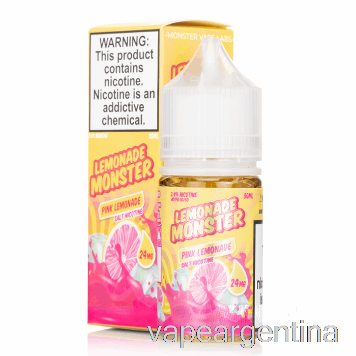 Limonada Rosa - Sales Monstruosas De Limonada - 30ml 24mg Vape Argentina